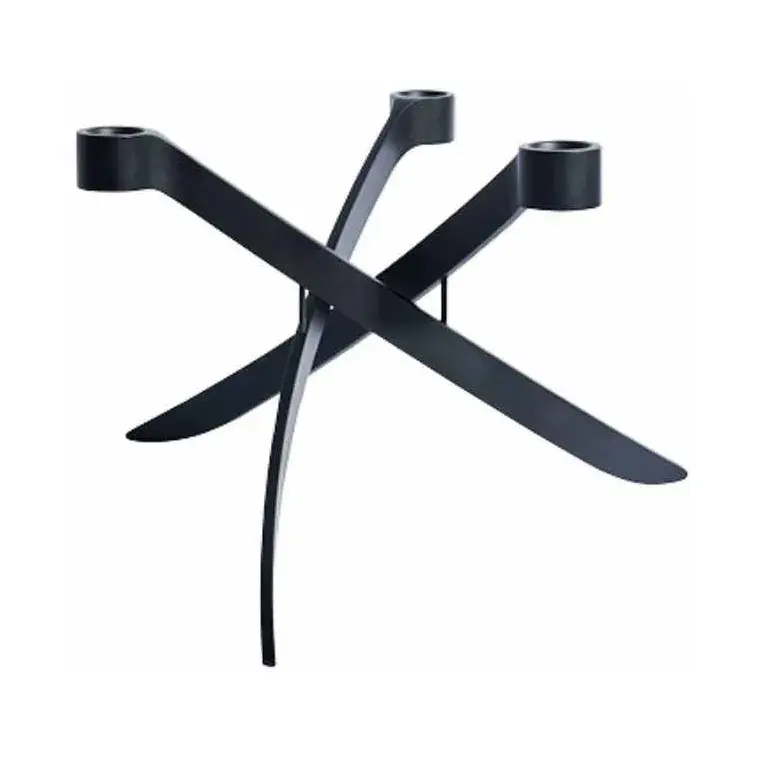 Uyuni Lightarch mini lysestake 3 armer, Matt sort