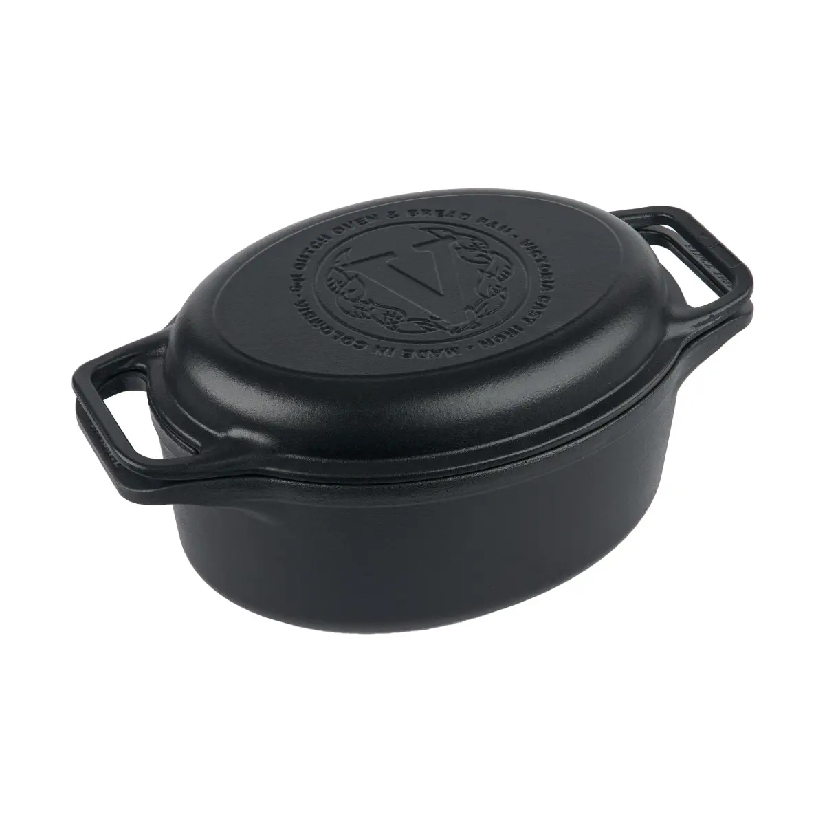 Victoria gryte og brødpanne støpejern pre-seasoned, 2 deler