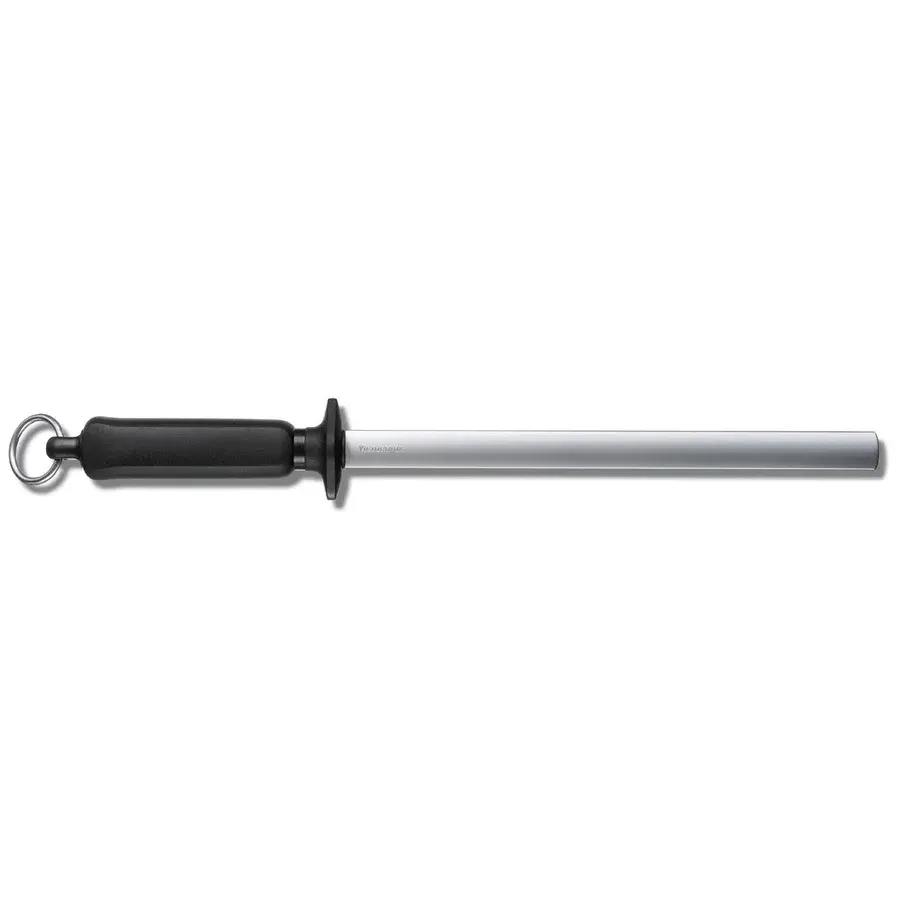 Slipestål diamant oval Mediumfin 26 cm, Svart