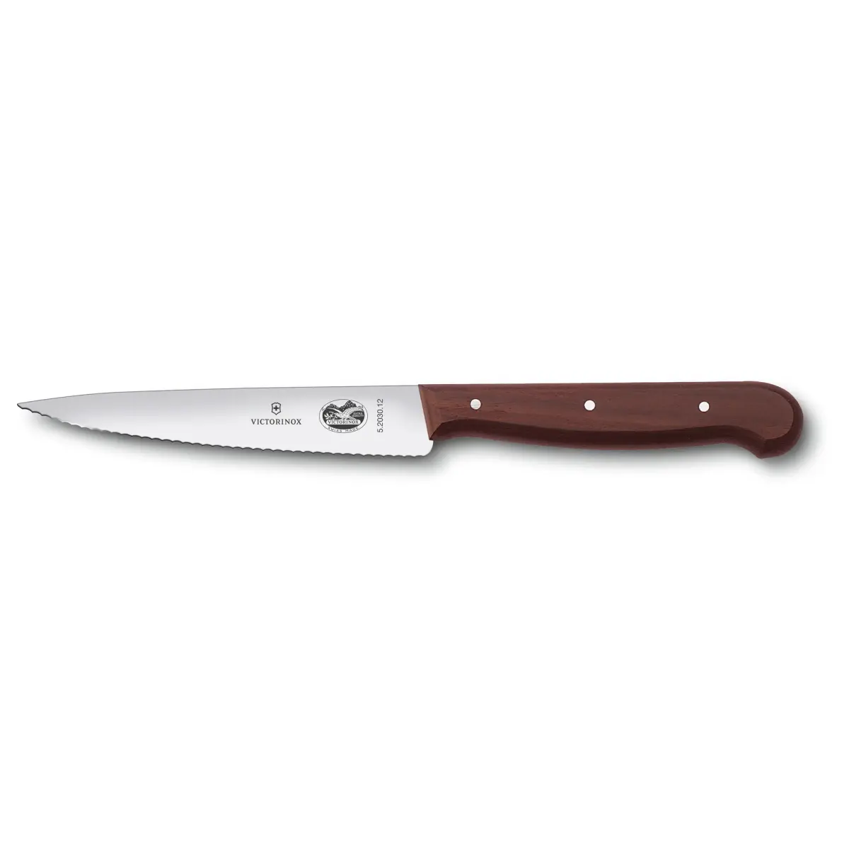 Victorinox kokkekniv bølgetannet 12 cm, Furu