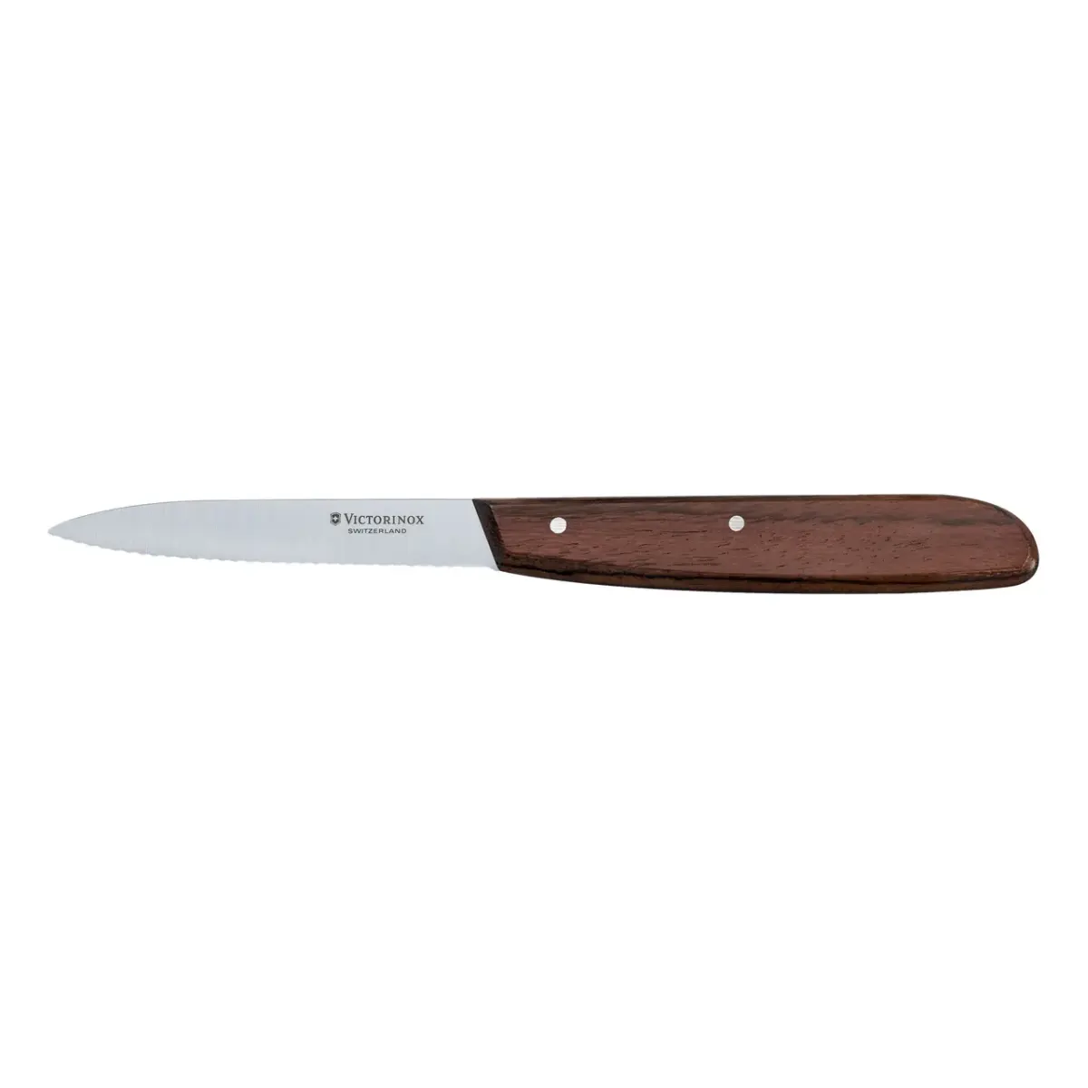 Victorinox skrellekniv bølget 10 cm, Furu