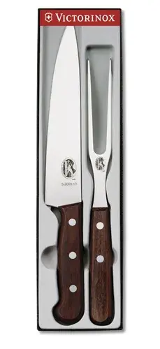 Victorinox trancheringssett 2 deler, Rosewood