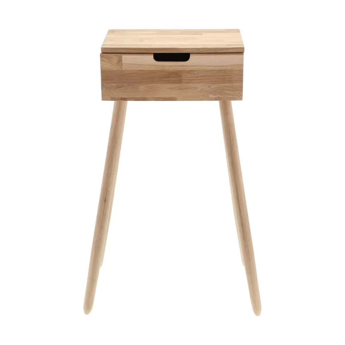 Ebern sidebord 30x40 cm, Massiv eik hvitoljet