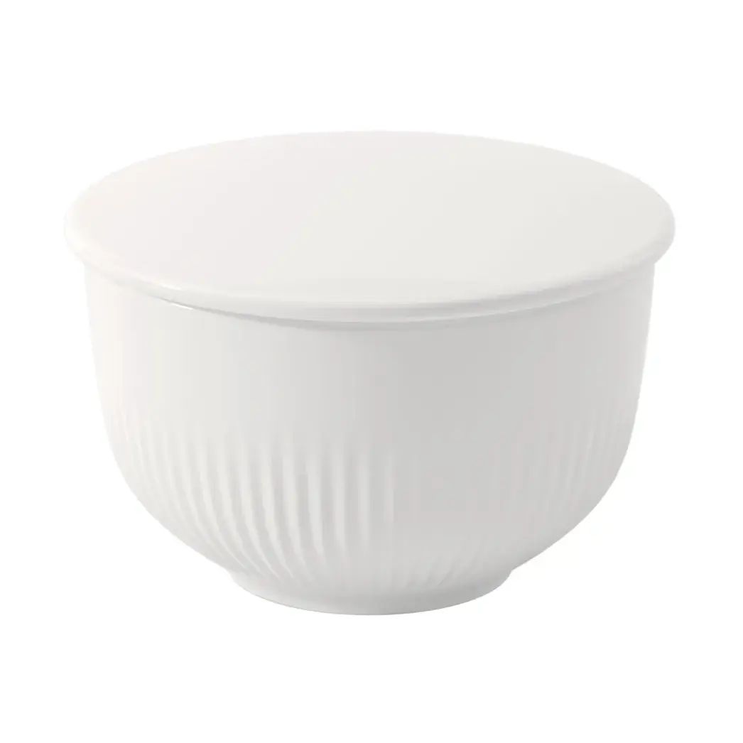 Afina sukkerskål 2 deler, White