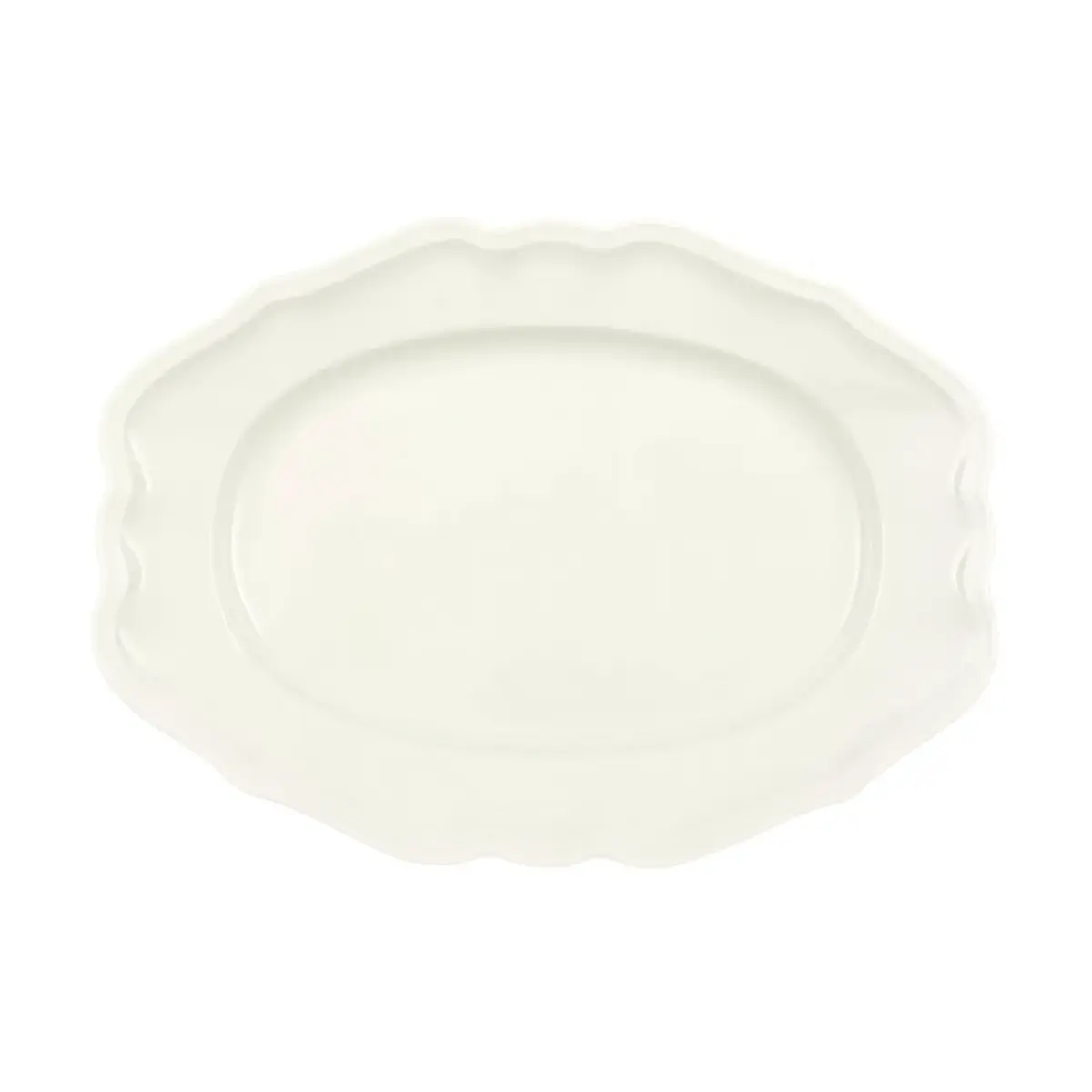 Manoir serveringsfat 37 cm, Hvit
