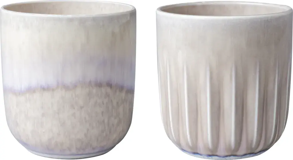 Perlemor kopp 29 cl 2 stk, Beige