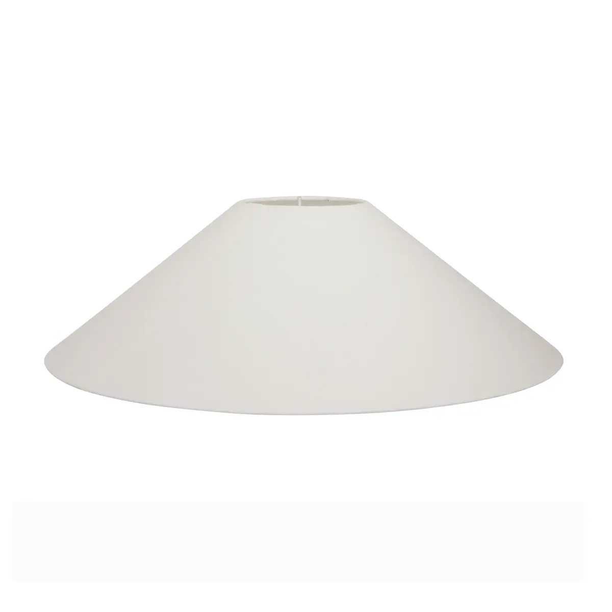 Basic flat lampeskjerm Ø 42 cm, White