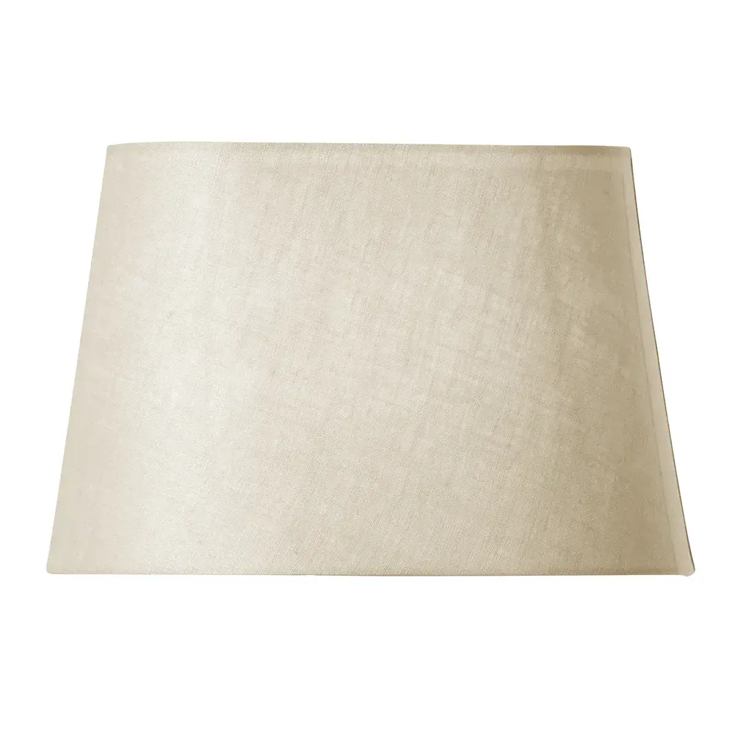 Basic oval lampeskjerm 38 cm, Natur