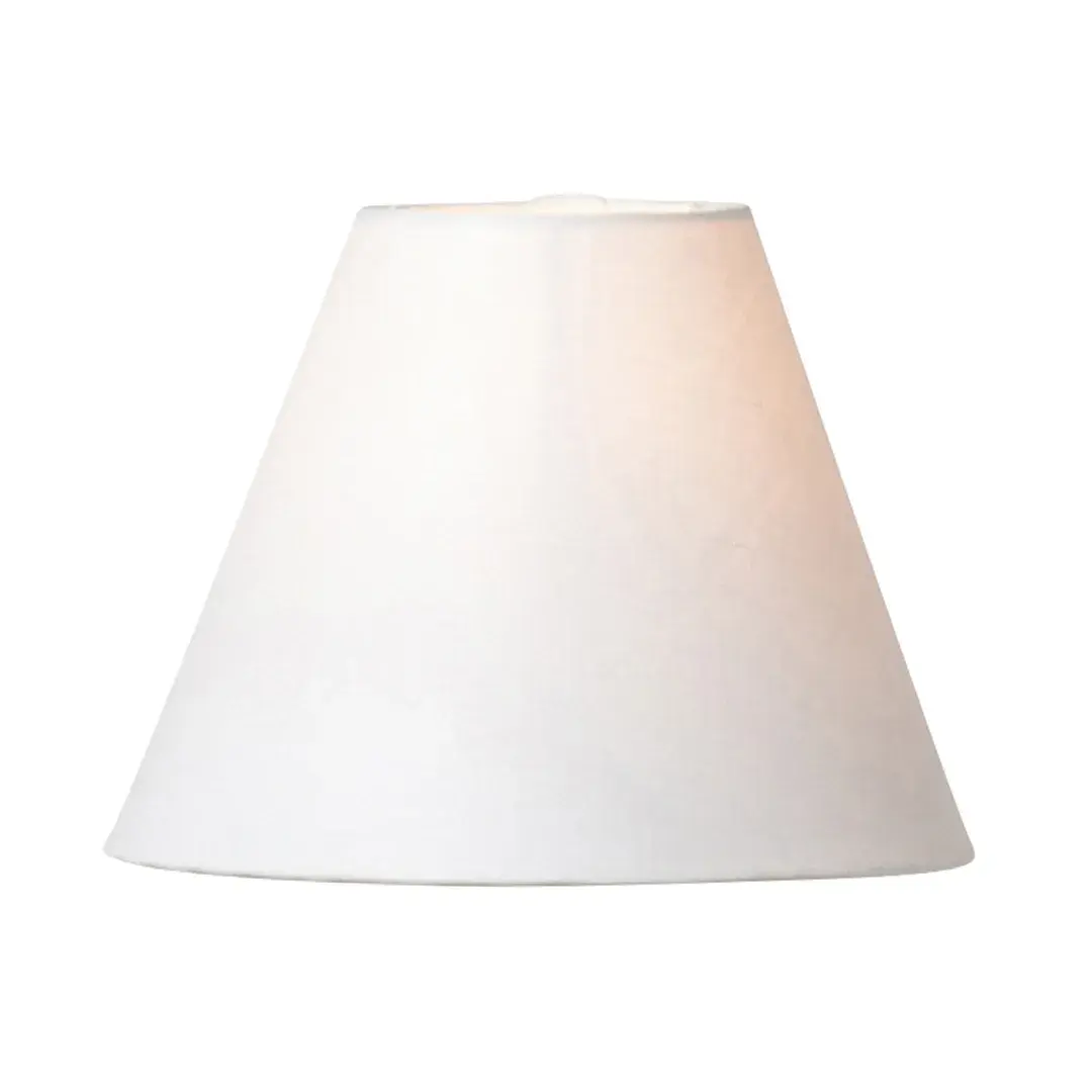 Basic Wide lampeskjerm 18 cm, Hvit