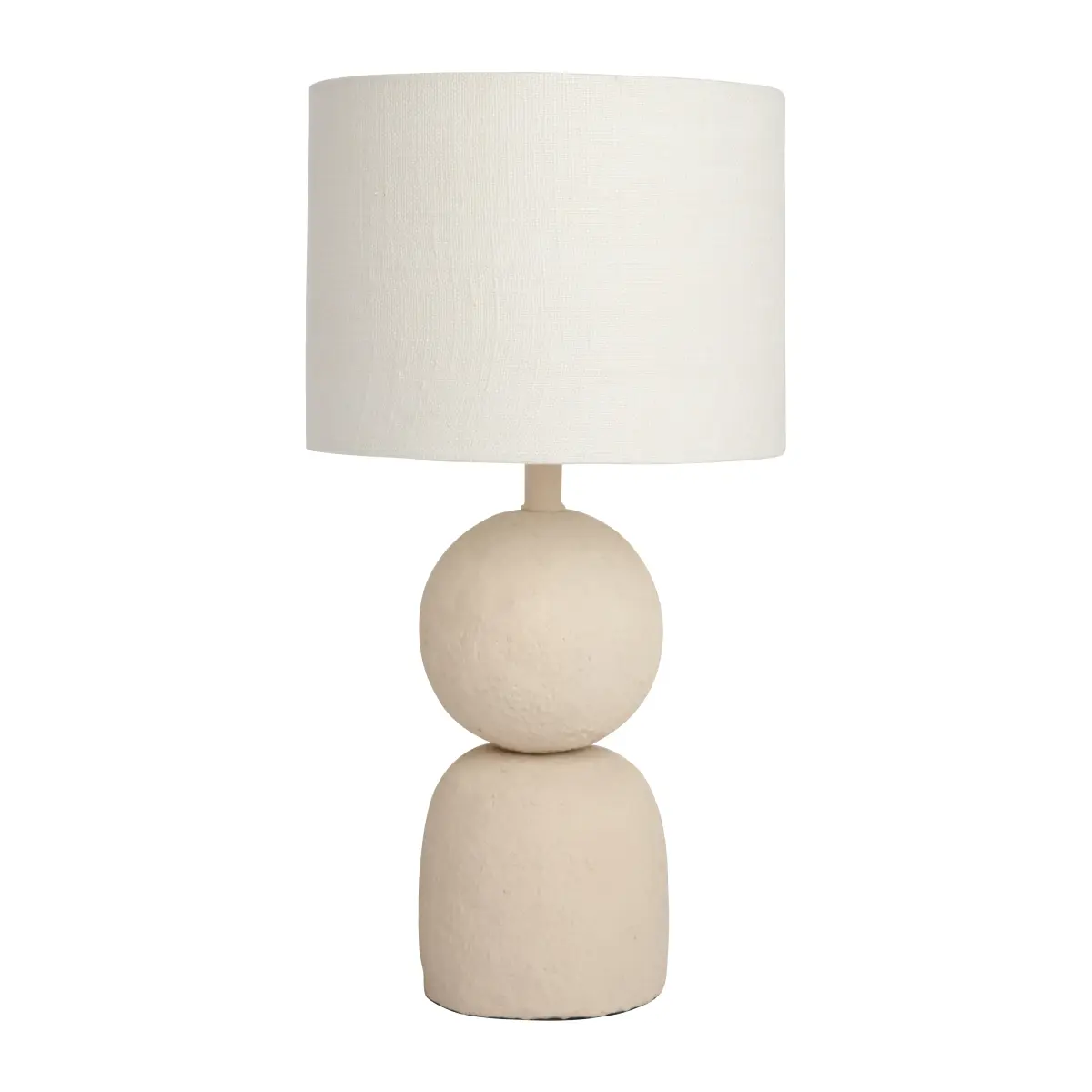 Cia bordlampe 38 cm, Nude-white