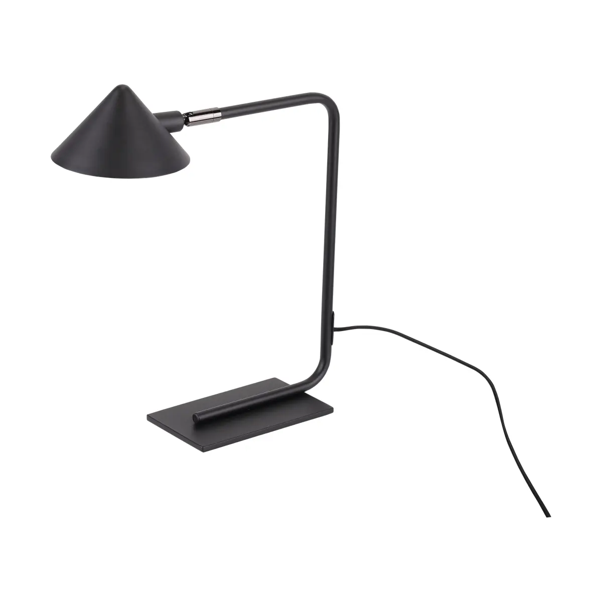 Kuro bordlampe, Black, Ø14x40 cm