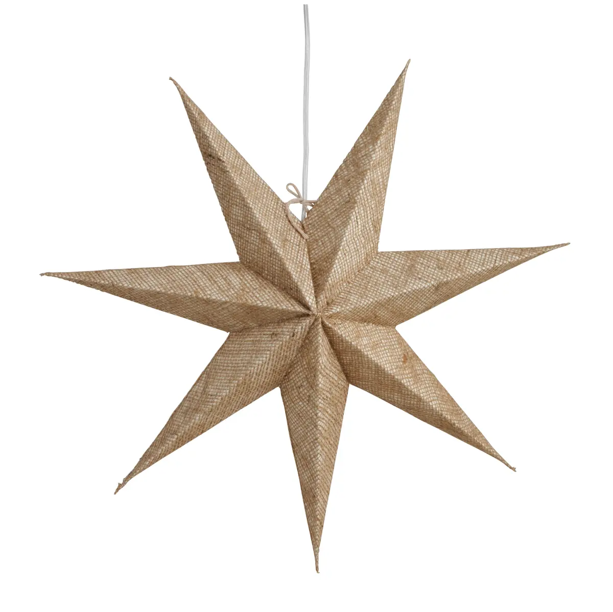 Vera adventstjerne Ø 60 cm, Jute