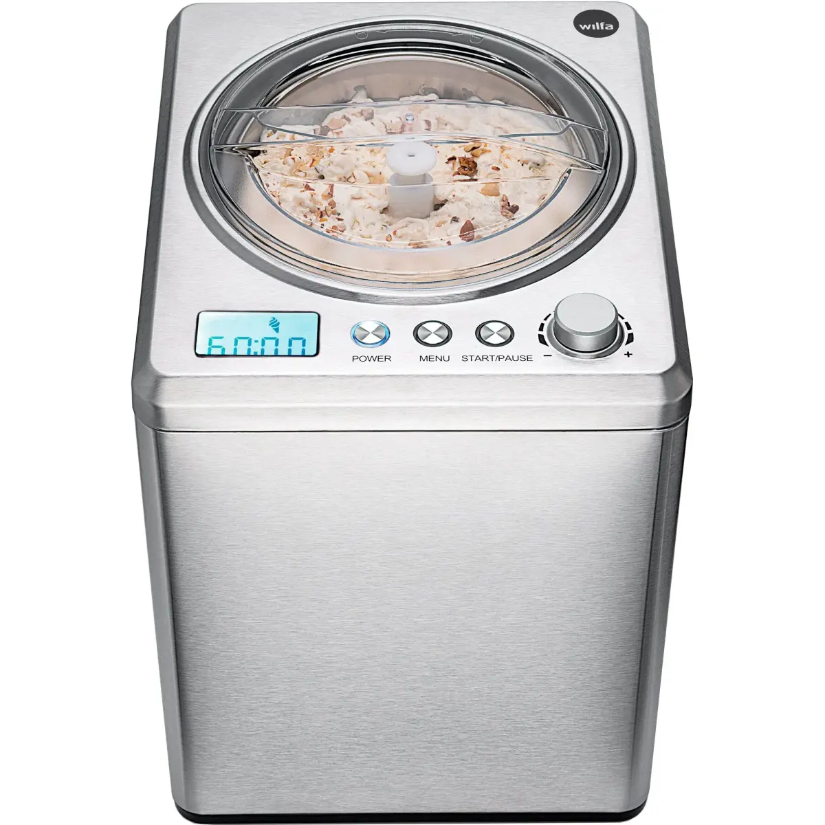 Vanilla ICM1S-250 iskremmaskin 2,5 L, Sølv