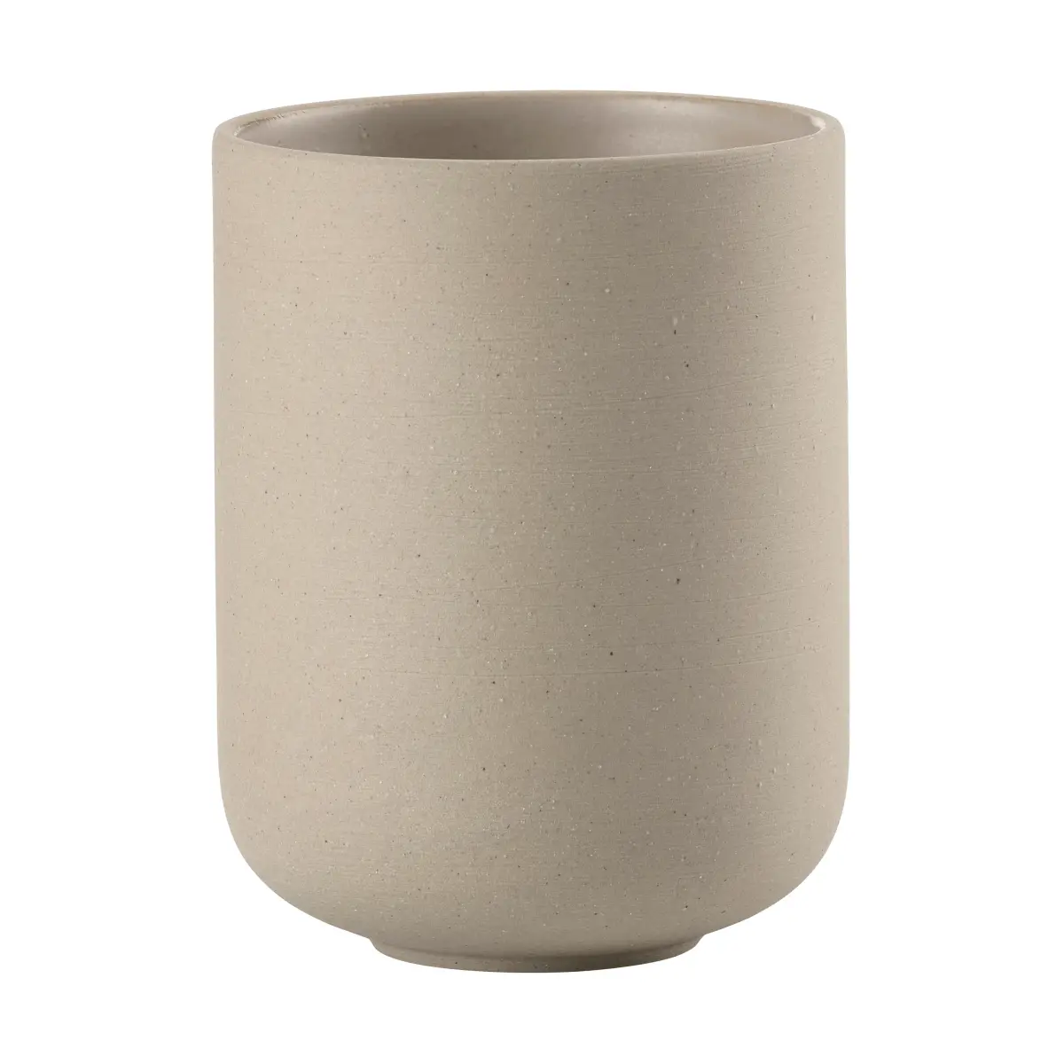 Sensu tannbørstekopp Ø7,4x9,5 cm, Taupe