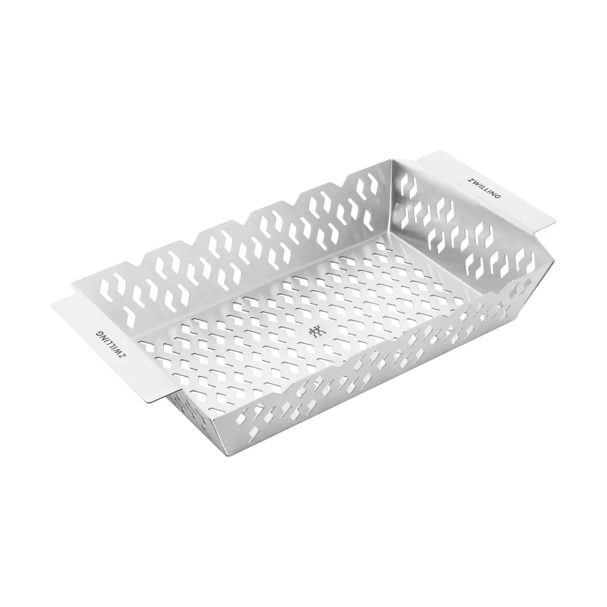 Zwilling BBQ+ rektangulær grillkurv 36x20 cm, Rustfritt stål