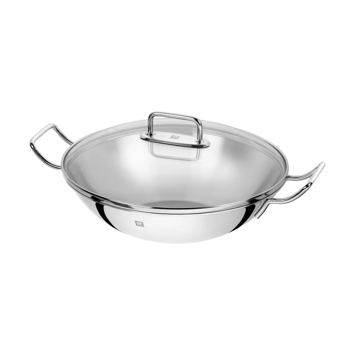 Zwilling Plus wokpanne glasslokk Ø32 cm, Rustfritt stål