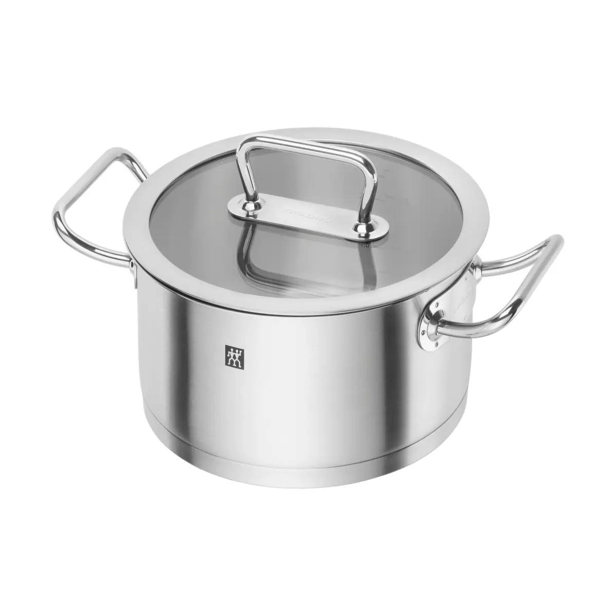 Zwilling pro gryte med glasslokk rustfritt stål, 3,1 L