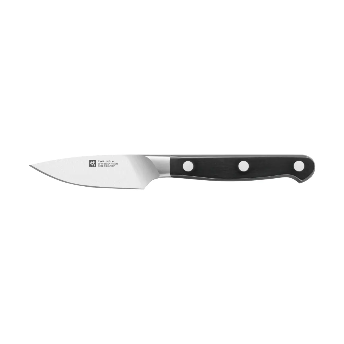 Zwilling Pro skrellekniv 8 cm, Svart-rustfritt stål
