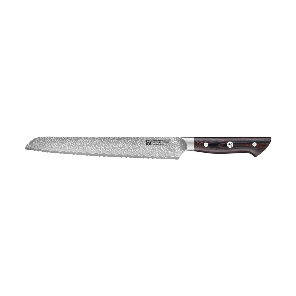 Zwilling Tanrei brødkniv 23 cm, Damaskus-svart