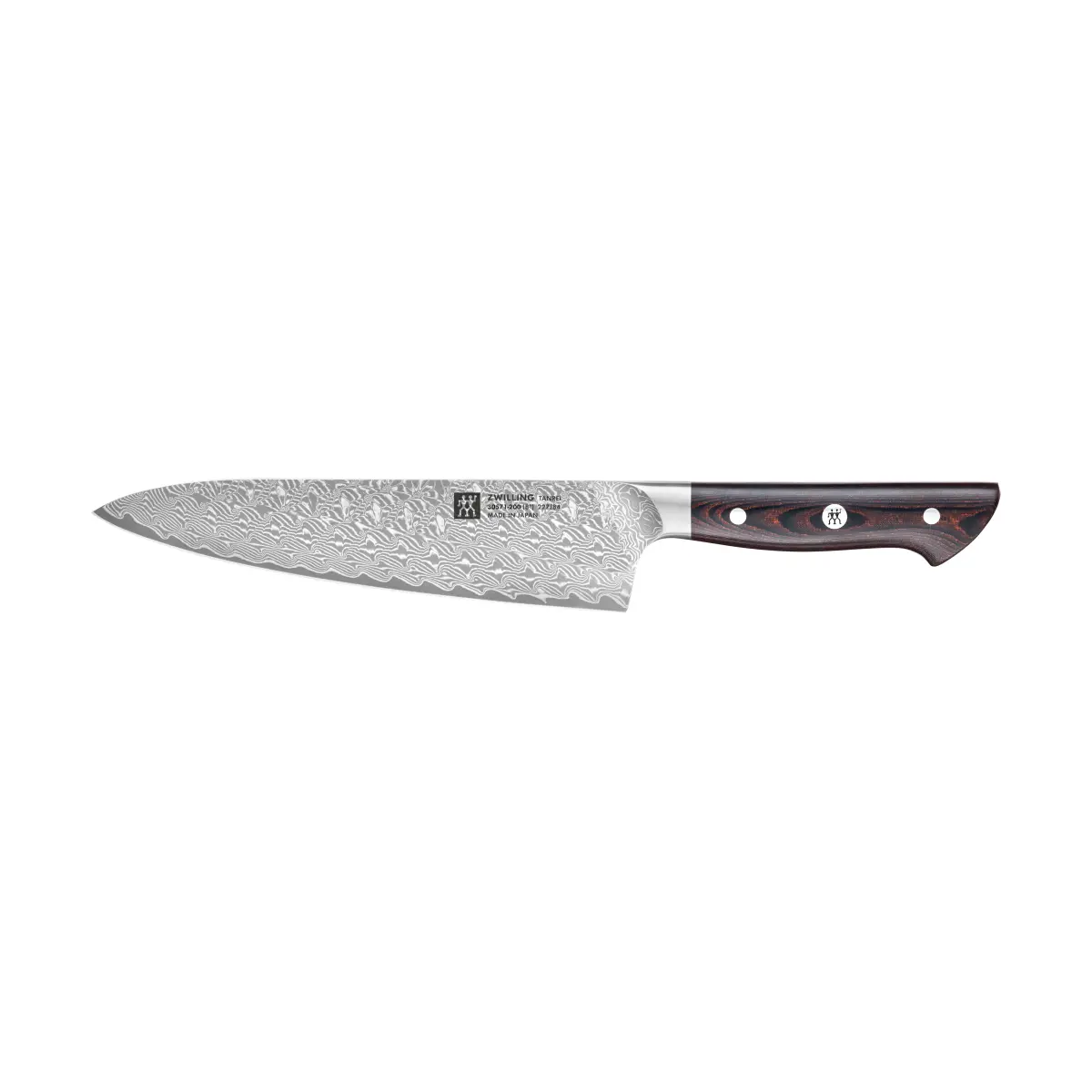 Zwilling Tanrei kokkekniv Gyutoh 20 cm, Damaskus-svart