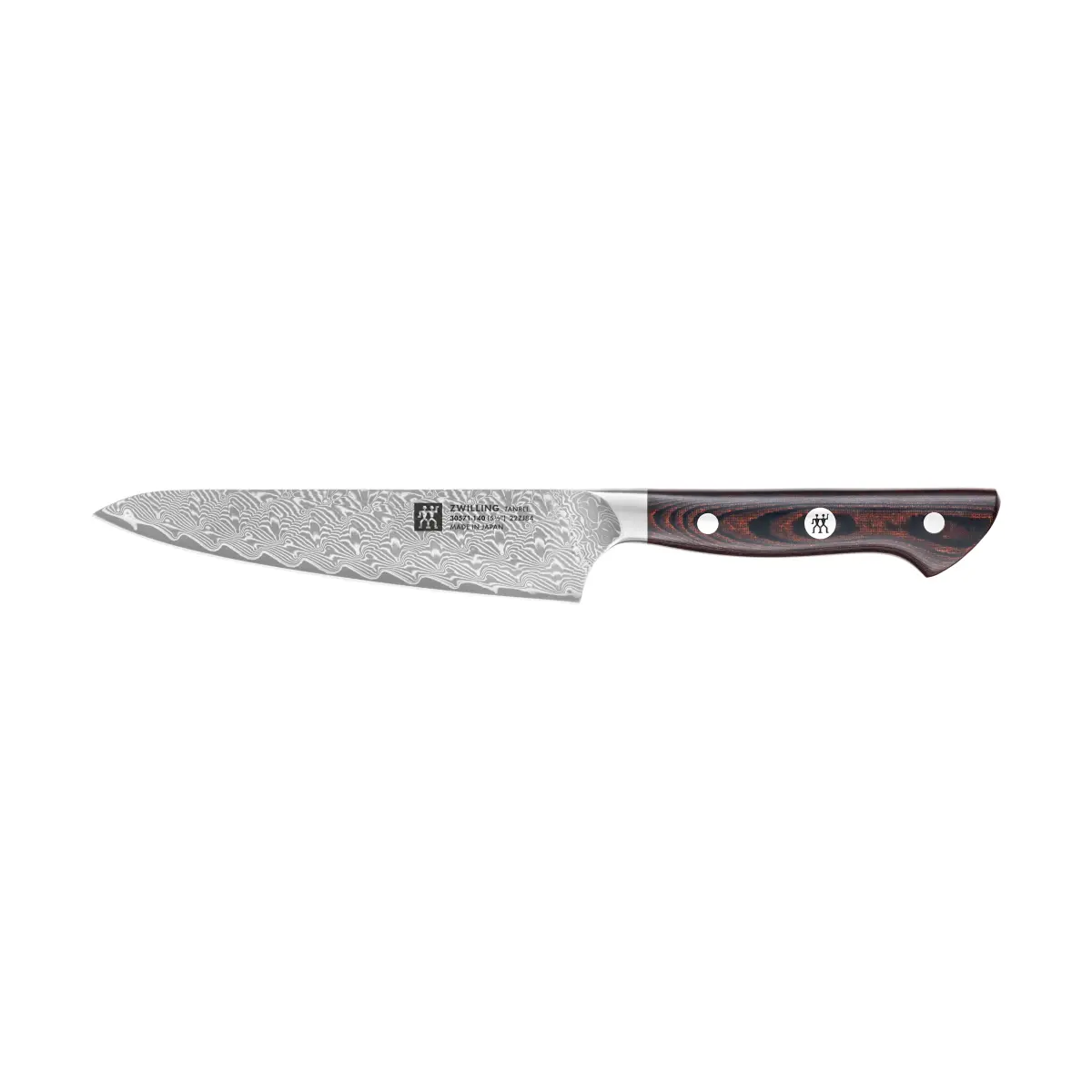 Zwilling Tanrei kompakt kokkekniv 14 cm, Damaskus-svart
