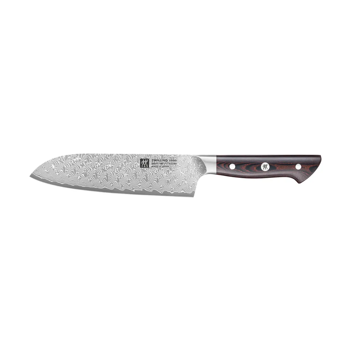 Zwilling Tanrei santokukniv 18 cm, Damaskus-svart