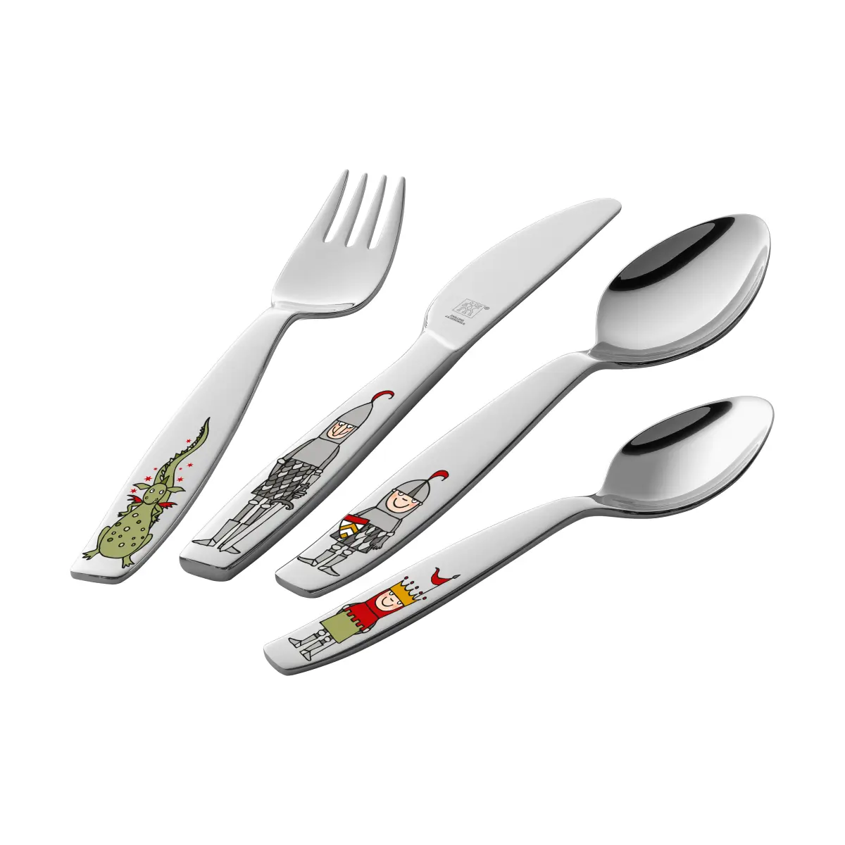 Zwilling Twin kids barnebestikksett 4 deler, Eckbert ridder