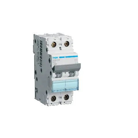 Hager MBN240 Miniatyrbryter 2-polet, 6 kA, B-karakteristikk 40A