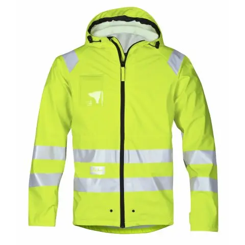 Snickers Workwear 8233 Regnjakke varsel, gul Varsel, Gul
