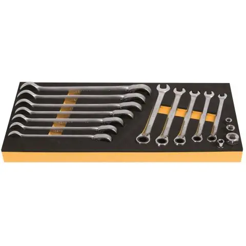 Ironside 100255 Sperrekombinøkkelsett 16 deler, 8-19 mm