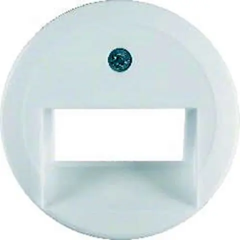 Hager 140901 Midtbrikke 2 x RJ45 Svart