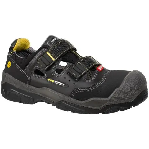 Jalas 1518 Antislip+ Vernesandal S1P, svart 36