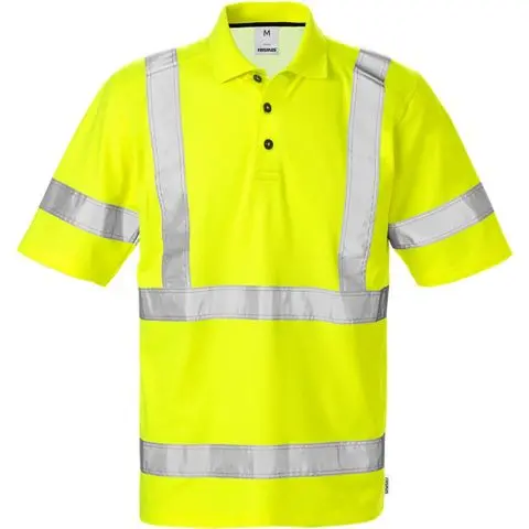 Fristads 7025 PHV Pikéskjorte varselgul L