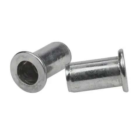 Ejot 460230 Blindnagelmutter flatt hode, åpen, ALU. LFCO 30 M5, 500-pakning