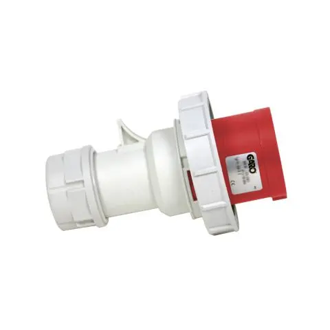 Garo PV 432-11 S Støpsel IP67, 5-polet, 32 A 400–440 V, rød, 11 h