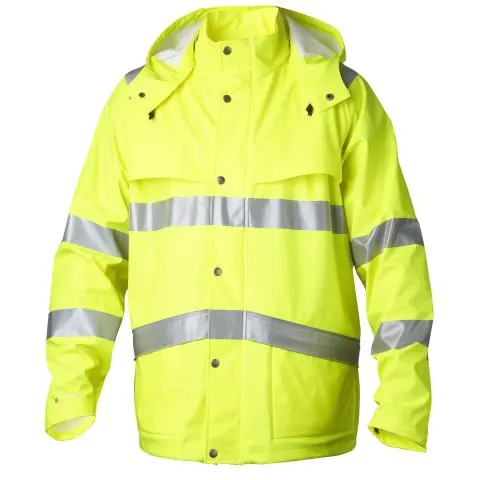 Top Swede 9394 Regnkåpe 82 cm, varsel, gul Gul