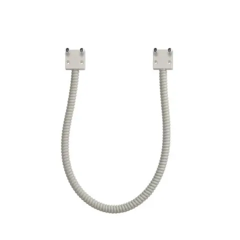 Alarmtech DL 14-40 W Karmoverføring 400 x 14 mm, med 4 skruer Hvit