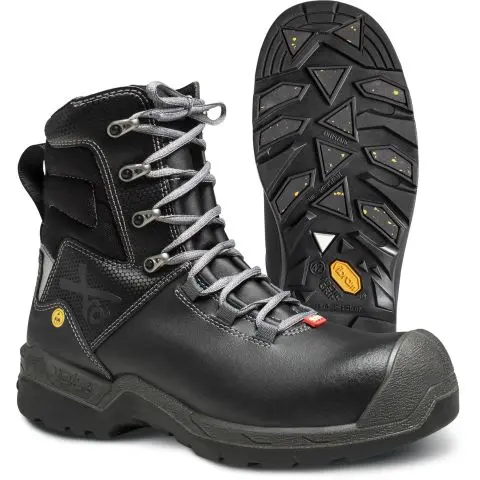 Jalas 1368 Heavy Duty Vernestøvel S3, varmfôret, svart Str. 48