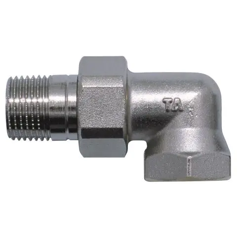TA 50014120 Radiatorkobling vinkel, forniklet G20