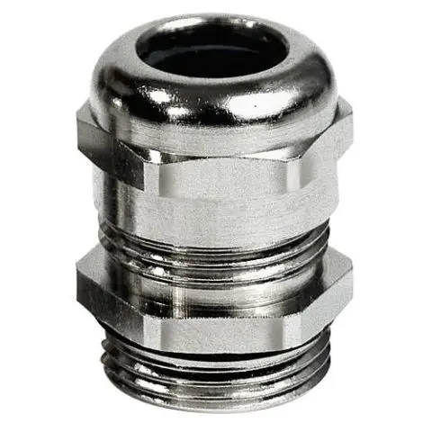Rutab 1460421 Gjennomføring IP68, forniklet messing PG42