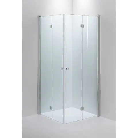 INR Linc Angel Flex Dusjhjørne blank klart glass 900x800 mm