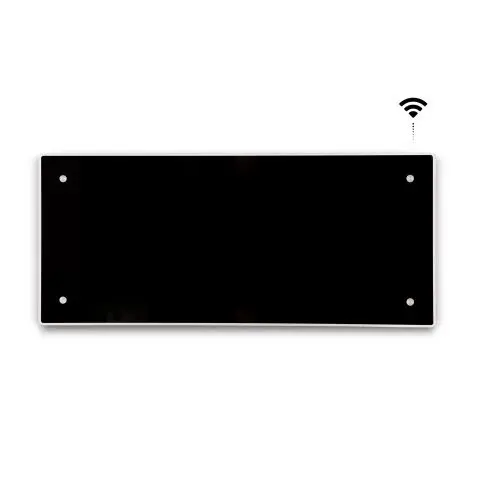 Adax Clea H12KWT Elradiator 1200 W, 230 V, Wi‑Fi Svart