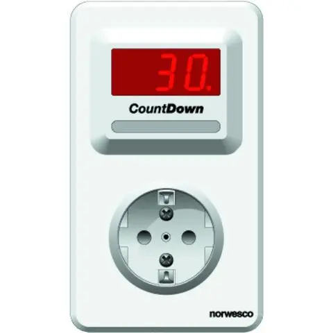 Norwesco CountDown CDOK Beskyttelsestimer elektronisk, med vegguttak