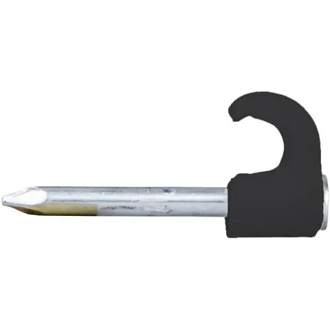 Schneider Electric TC 2052058 Spikerklips for rund kabel, 14–20 mm, 100-pakning 45 mm lengde, svart