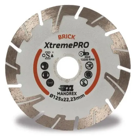 Mandrex Bricks XtremePRO Kappeskive 230 mm