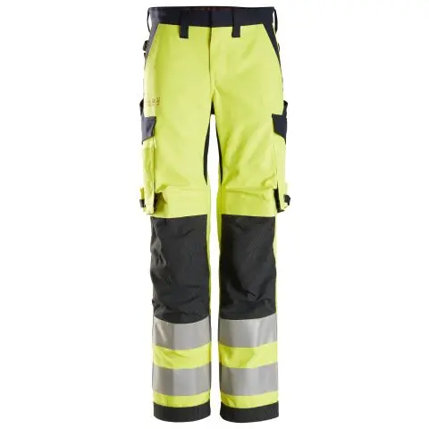 Snickers Workwear 6760 ProtecWork Arbeidsbukse varsel, gul 44