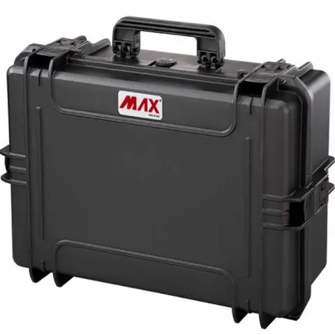 MAX cases MAX505PU Koffert vanntett, 33,95 liter med verktøyrom