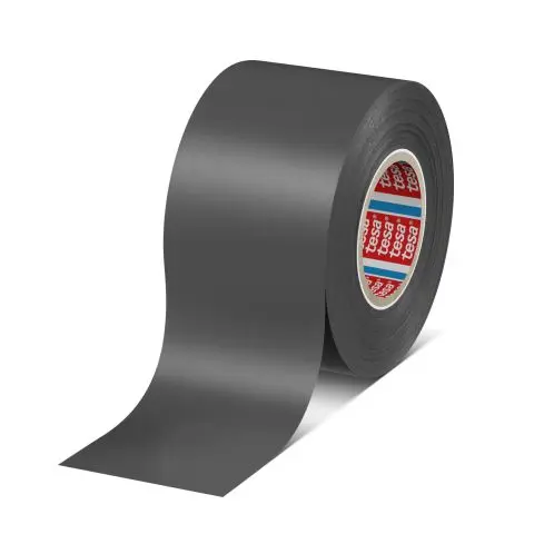 Tesa Tesaflex 4163 Isoleringstape myk PVC grå, 33 m x 50 mm