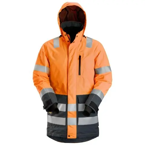 Snickers Workwear 1830 AllroundWork Varseljakke varsel, orange, vanntett Varsel, Oransje