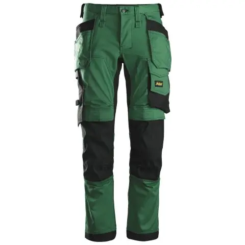 Snickers Workwear 6241 AllroundWork Arbeidsbukse skoggrønn, stretch Skogsgrønn